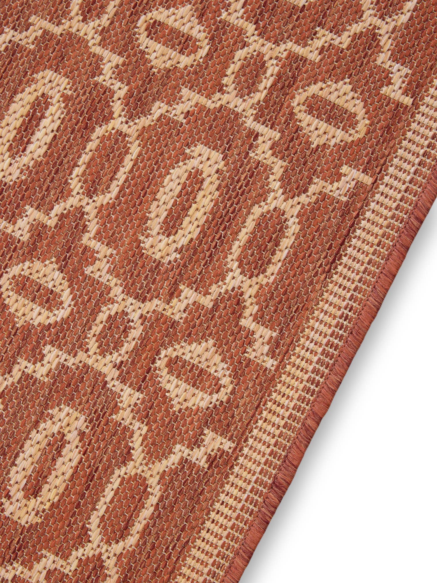 Teppich aus 100% Polypropylen in Beige mit bis 5 mm hohem Flor von benuta Nest