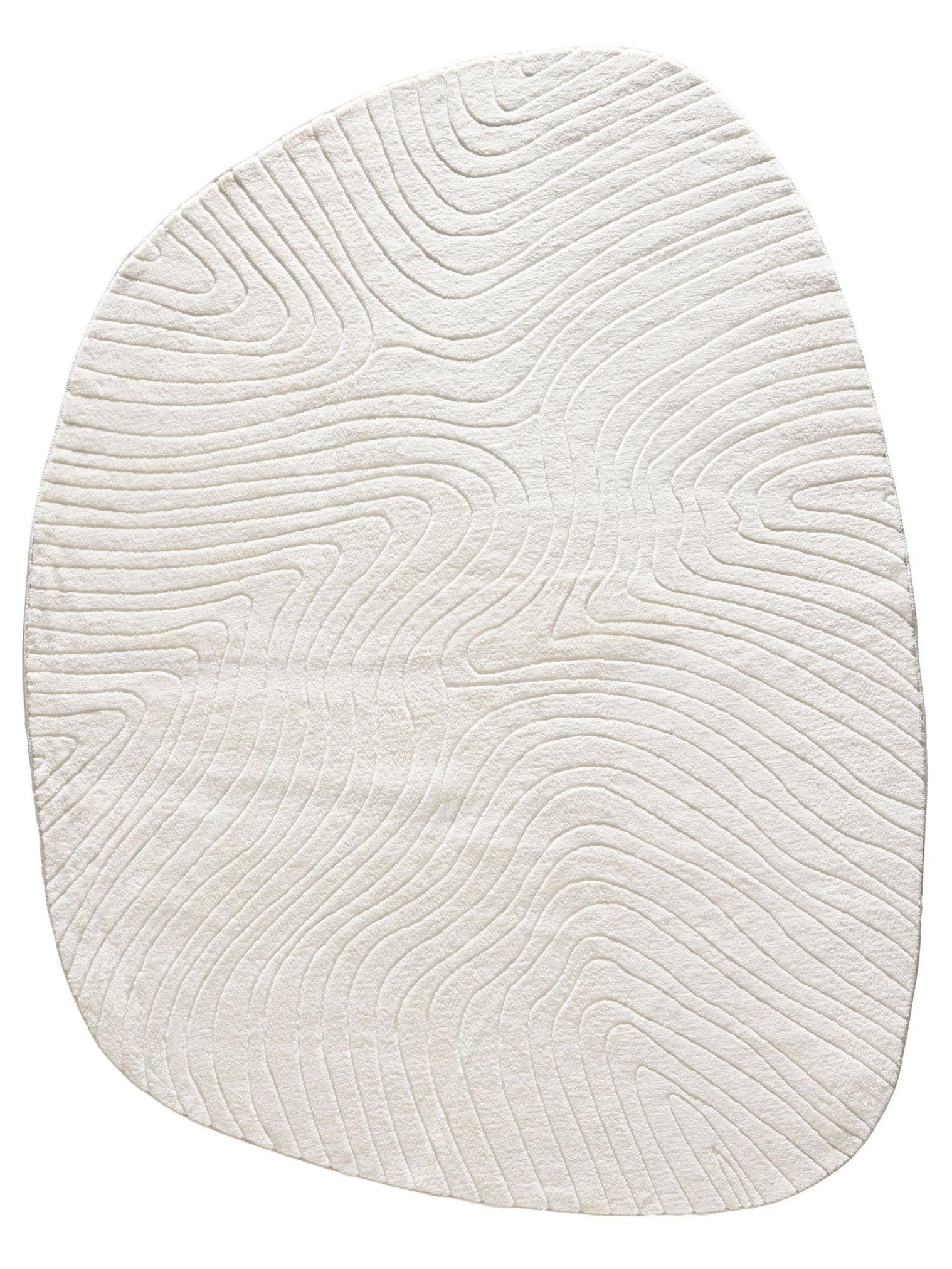 Tappeto di 100% Poliestere in Beige con pelo alto 6 - 10 mm da benuta Pop