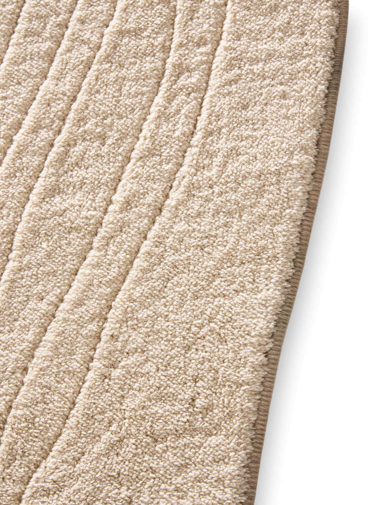 Tapis en 100% Polyester en Beige avec une pile de 6 - 10 mm de hauteur de benuta Pop