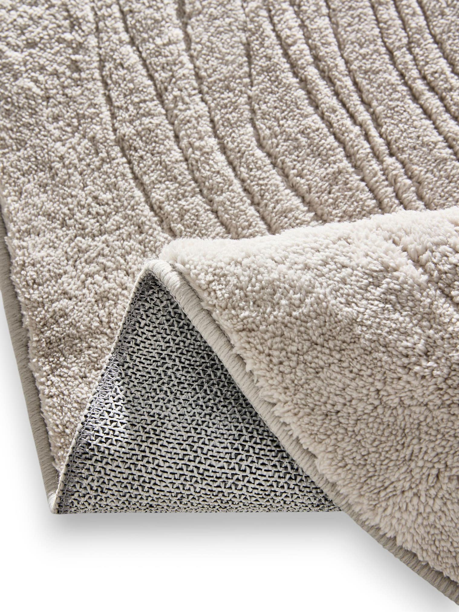 Tappeto di 100% Poliestere in Grigio con pelo alto 6 - 10 mm da benuta Pop