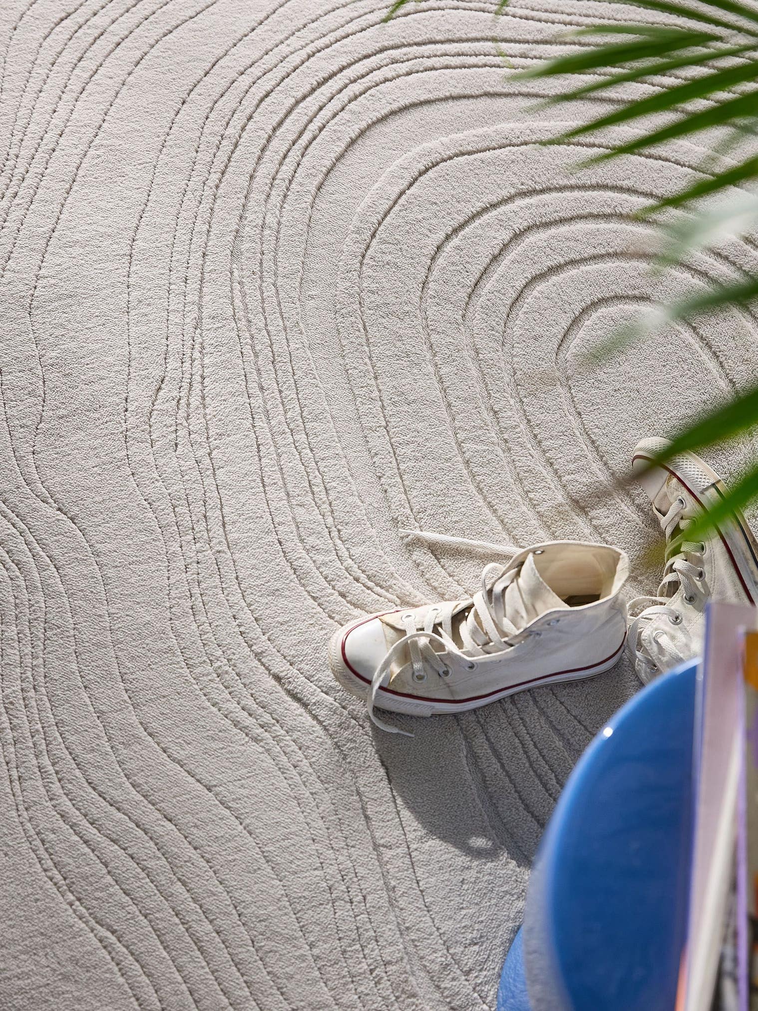 Tappeto di 100% Poliestere in Grigio con pelo alto 6 - 10 mm da benuta Pop