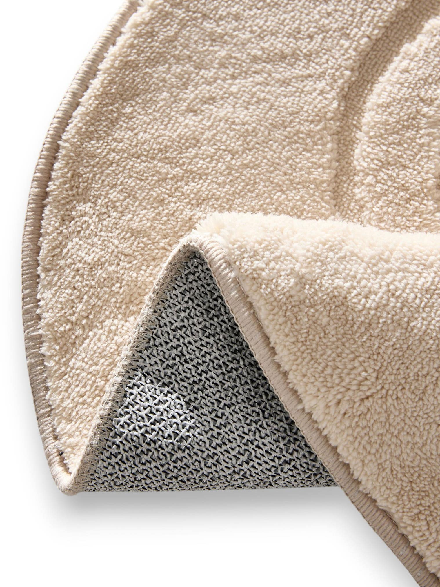 Tappeto di 100% Poliestere in Beige con pelo alto 6 - 10 mm da benuta Pop