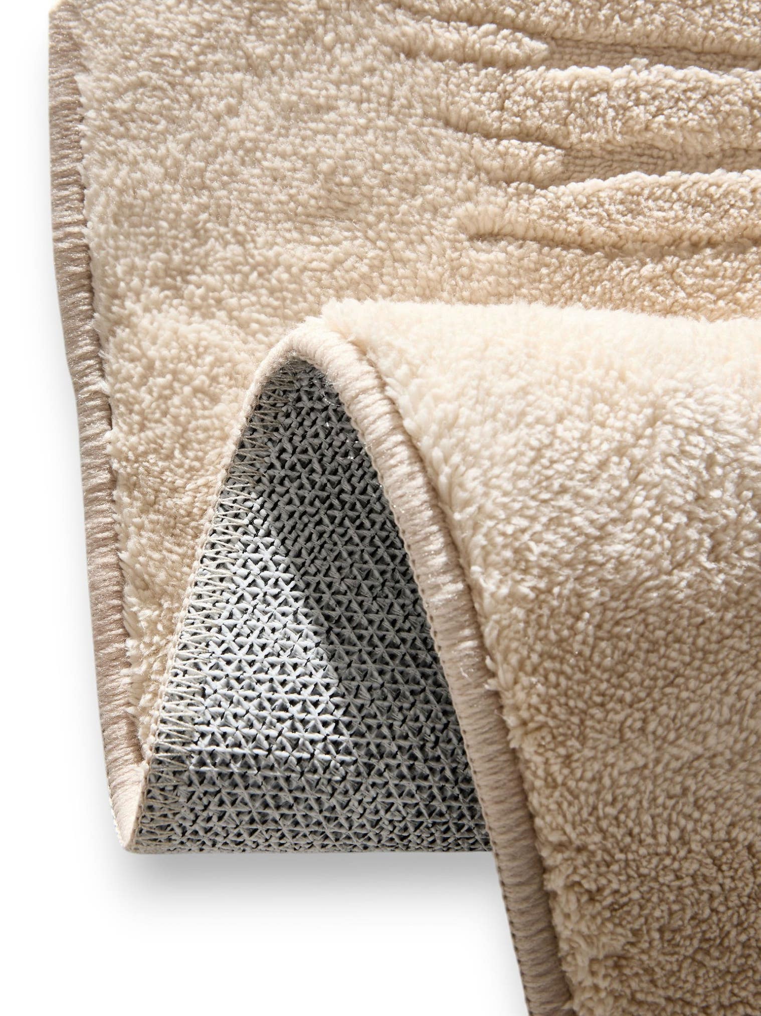 Tappeto di 100% Poliestere in Beige con pelo alto 6 - 10 mm da benuta Pop