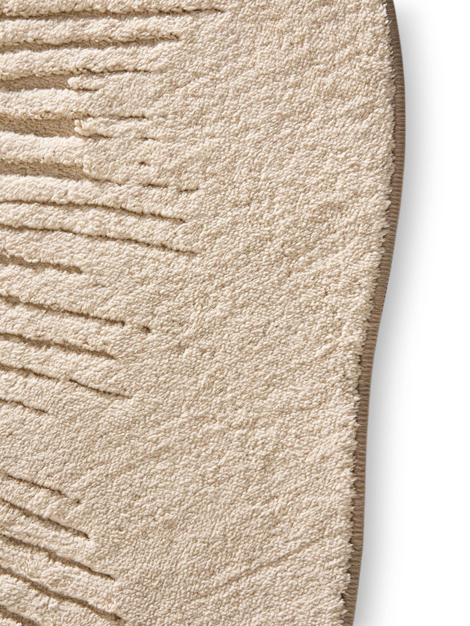 Tappeto di 100% Poliestere in Beige con pelo alto 6 - 10 mm da benuta Pop