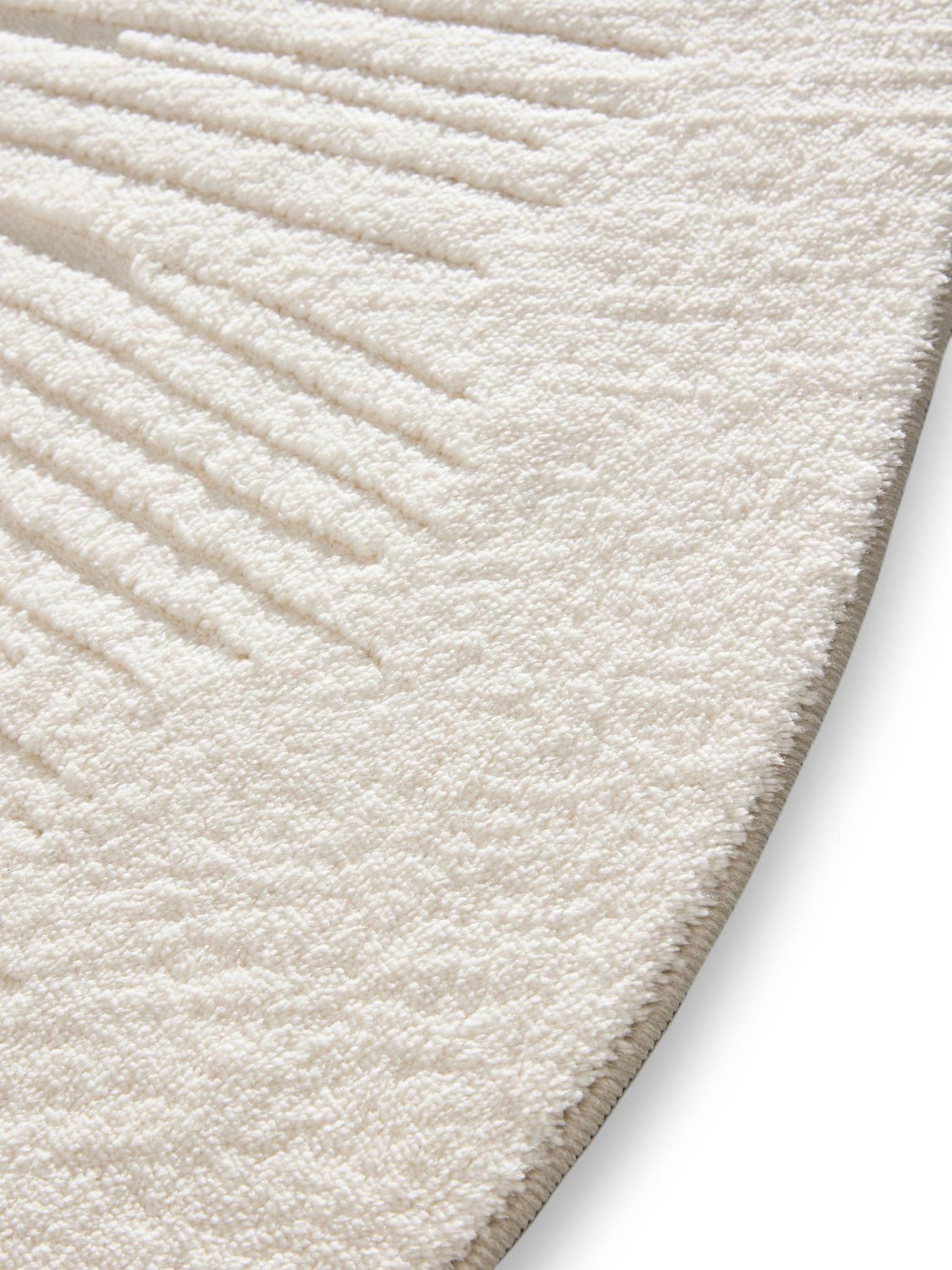 Tappeto di 100% Poliestere in Beige con pelo alto 6 - 10 mm da benuta Pop