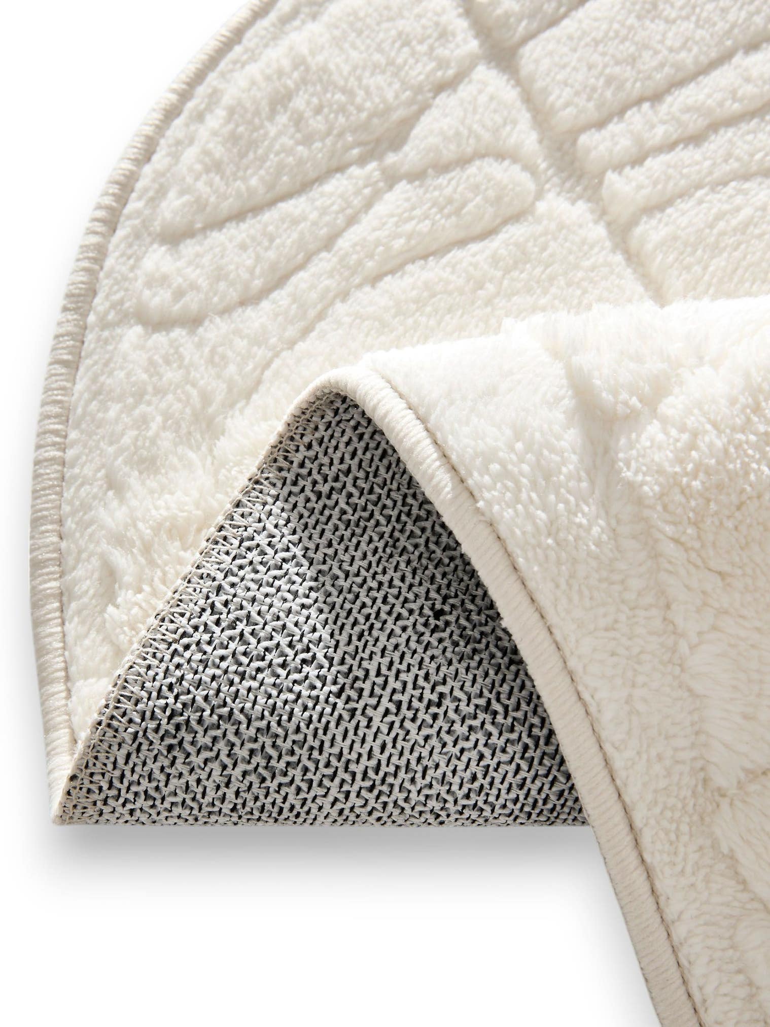 Tappeto di 100% Poliestere in Beige con pelo alto 6 - 10 mm da benuta Pop