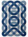 Wollteppich Nio Blau
