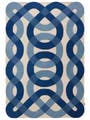 Wollteppich Nio Blau