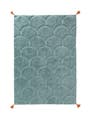 Waschbarer Kinderteppich Undine Blau