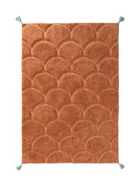 Waschbarer Kinderteppich Undine Orange