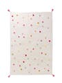 Waschbarer Kinderteppich Fiete Multicolor/Pink