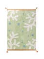 Waschbarer Kinderteppich Marine Multicolor/Grün
