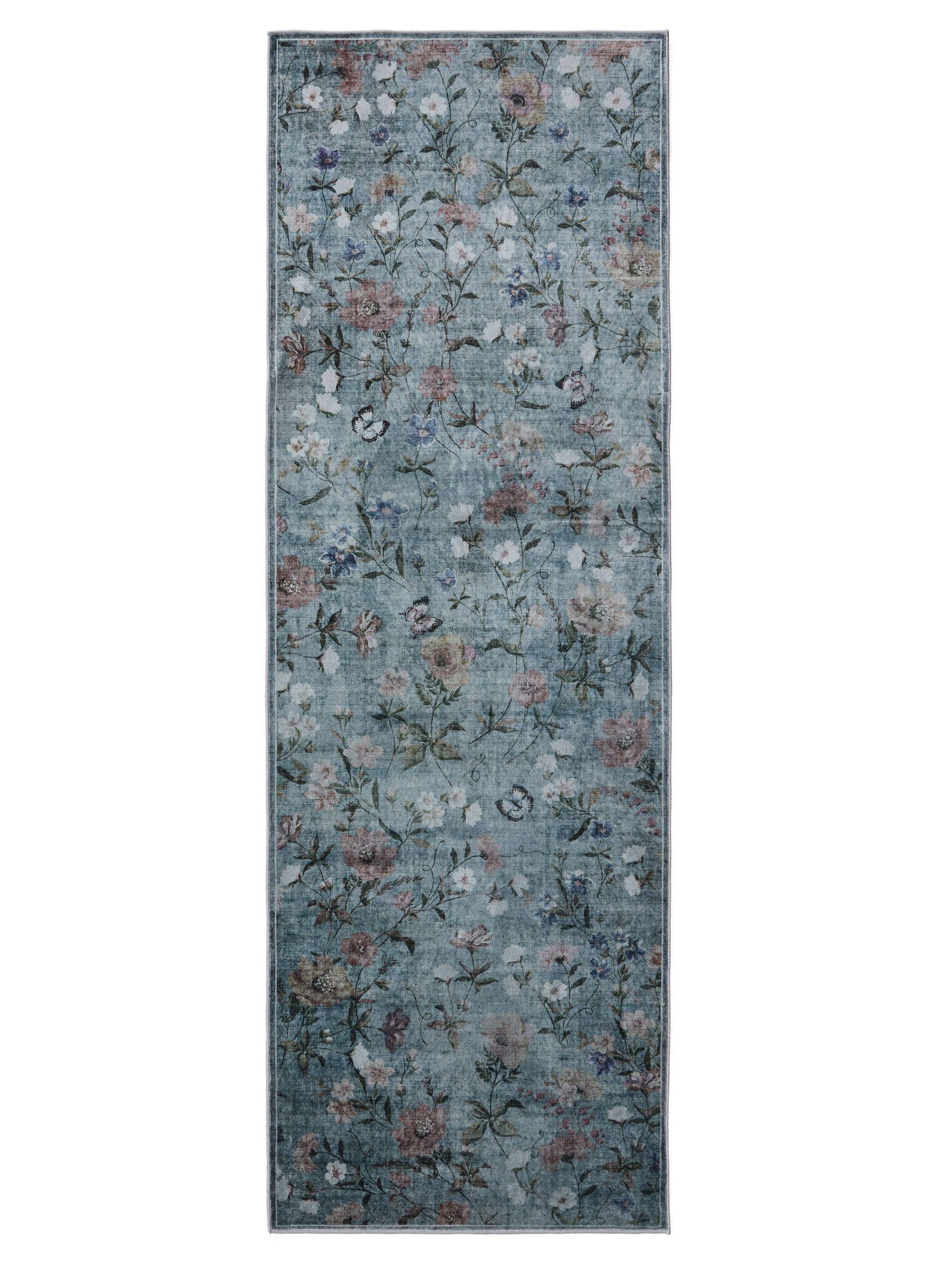 Rug made of 100% Cotton in Multicoloured with a 1- 5 mm high pile by benuta Nest