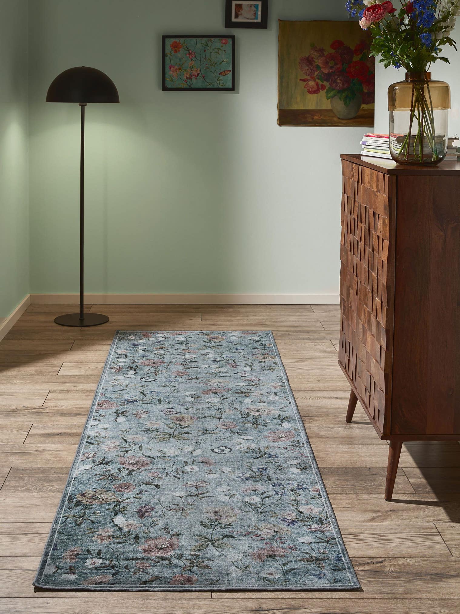 Teppich aus 100% Algodón in Multicolor mit 1- 5 mm hohem Flor von benuta Nest