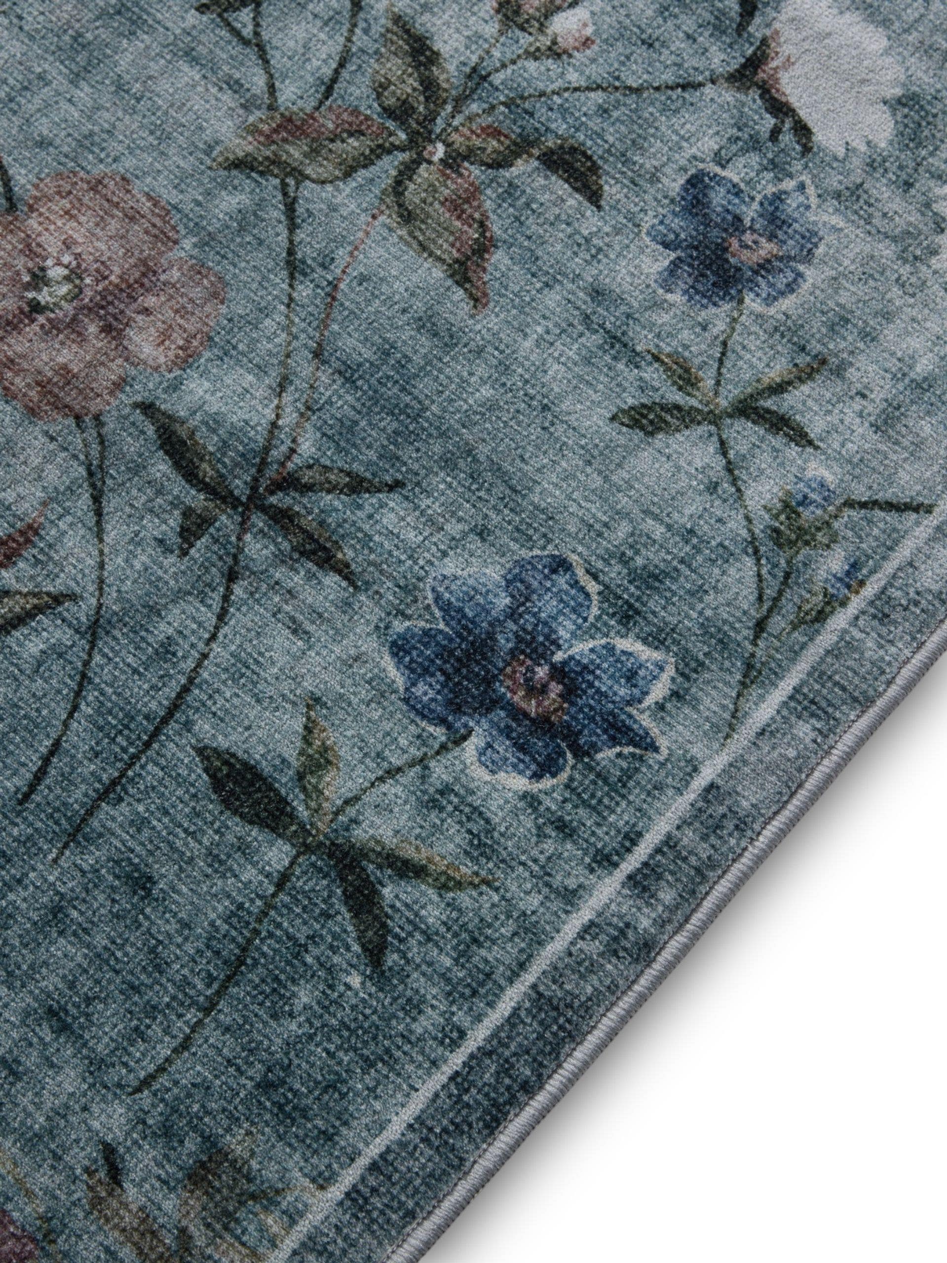 Rug made of 100% Cotton in Multicoloured with a 1- 5 mm high pile by benuta Nest