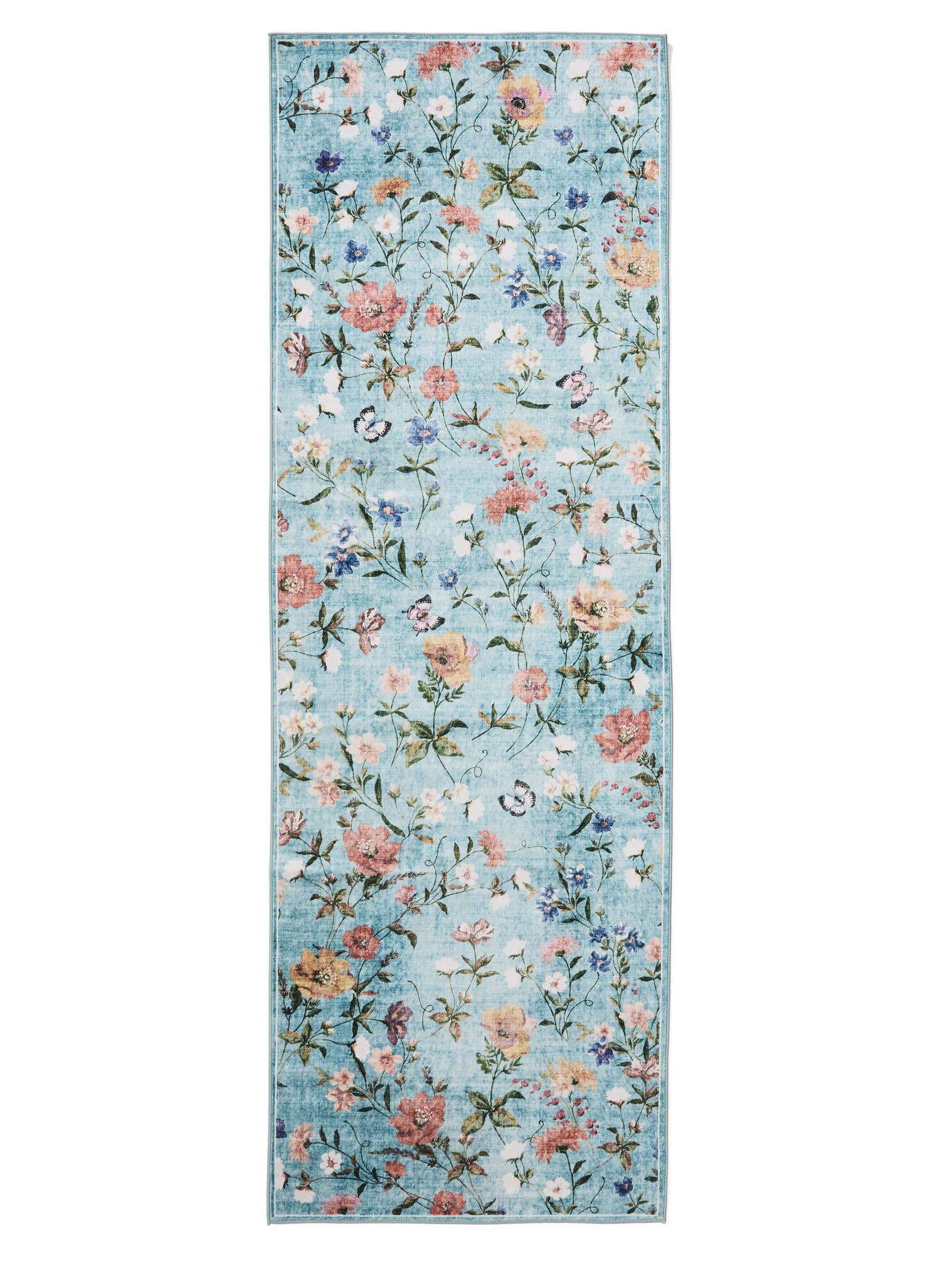 Teppich aus 100% Poliéster in Multicolor mit 1- 5 mm hohem Flor von benuta Nest