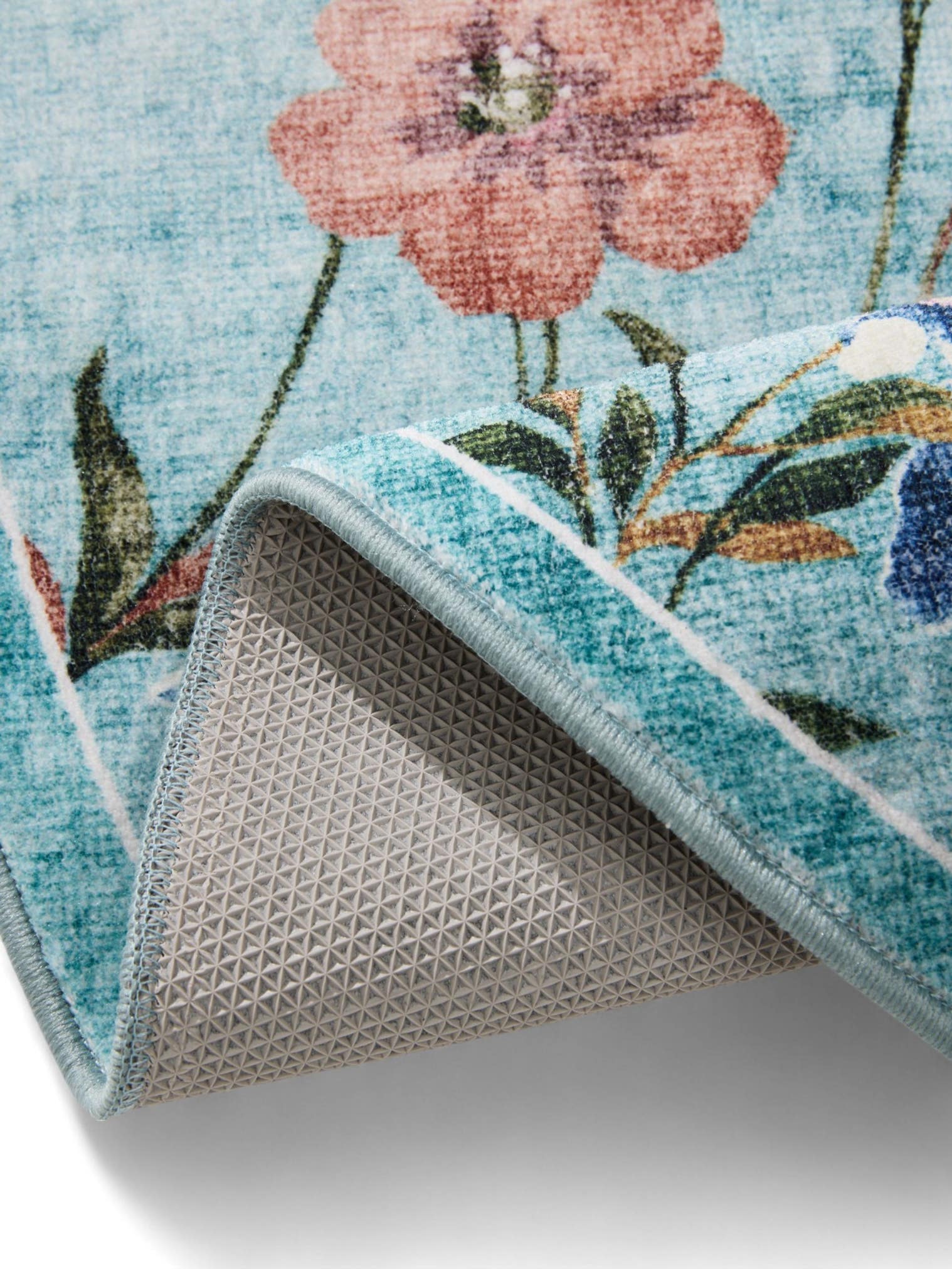 Teppich aus 100% Polyester in Multicolor mit bis 5 mm hohem Flor von benuta Nest