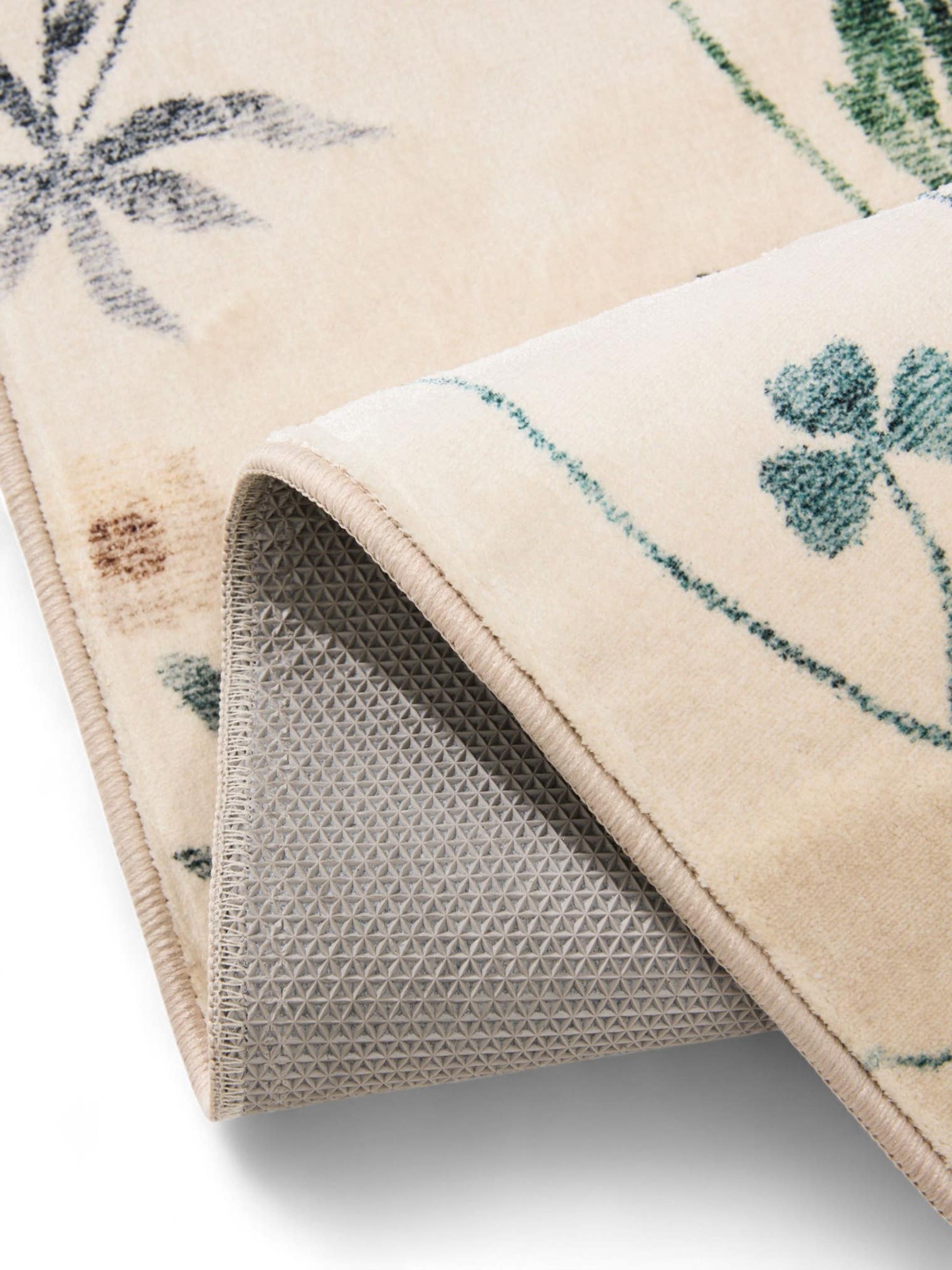 Teppich aus 100% Poliéster in Multicolor mit 1- 5 mm hohem Flor von benuta Nest