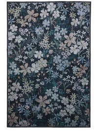Waschbarer Teppich Milly Multicolor/Schwarz