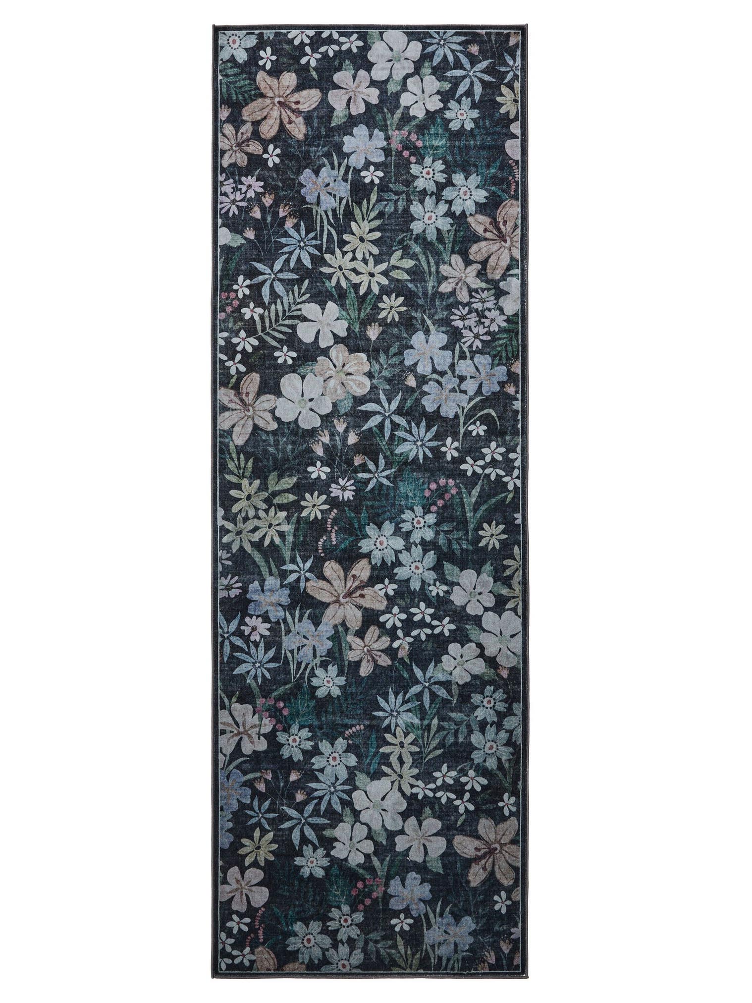 Teppich aus 100% Poliéster in Multicolor mit 1- 5 mm hohem Flor von benuta Nest