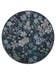 Waschbarer Teppich Milly Multicolor/Schwarz
