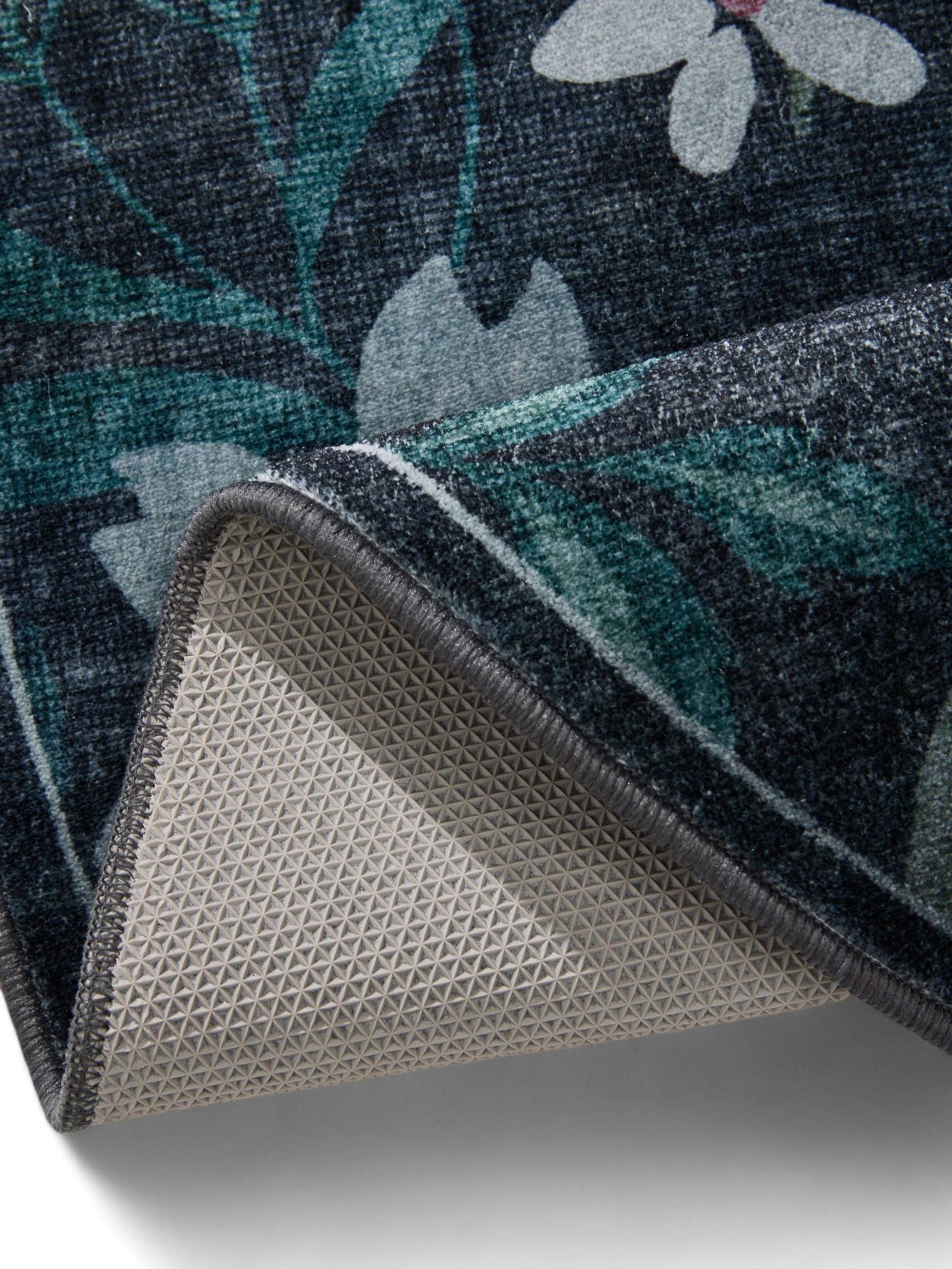 Teppich aus 100% Polyester in Multicolor mit bis 5 mm hohem Flor von benuta Nest