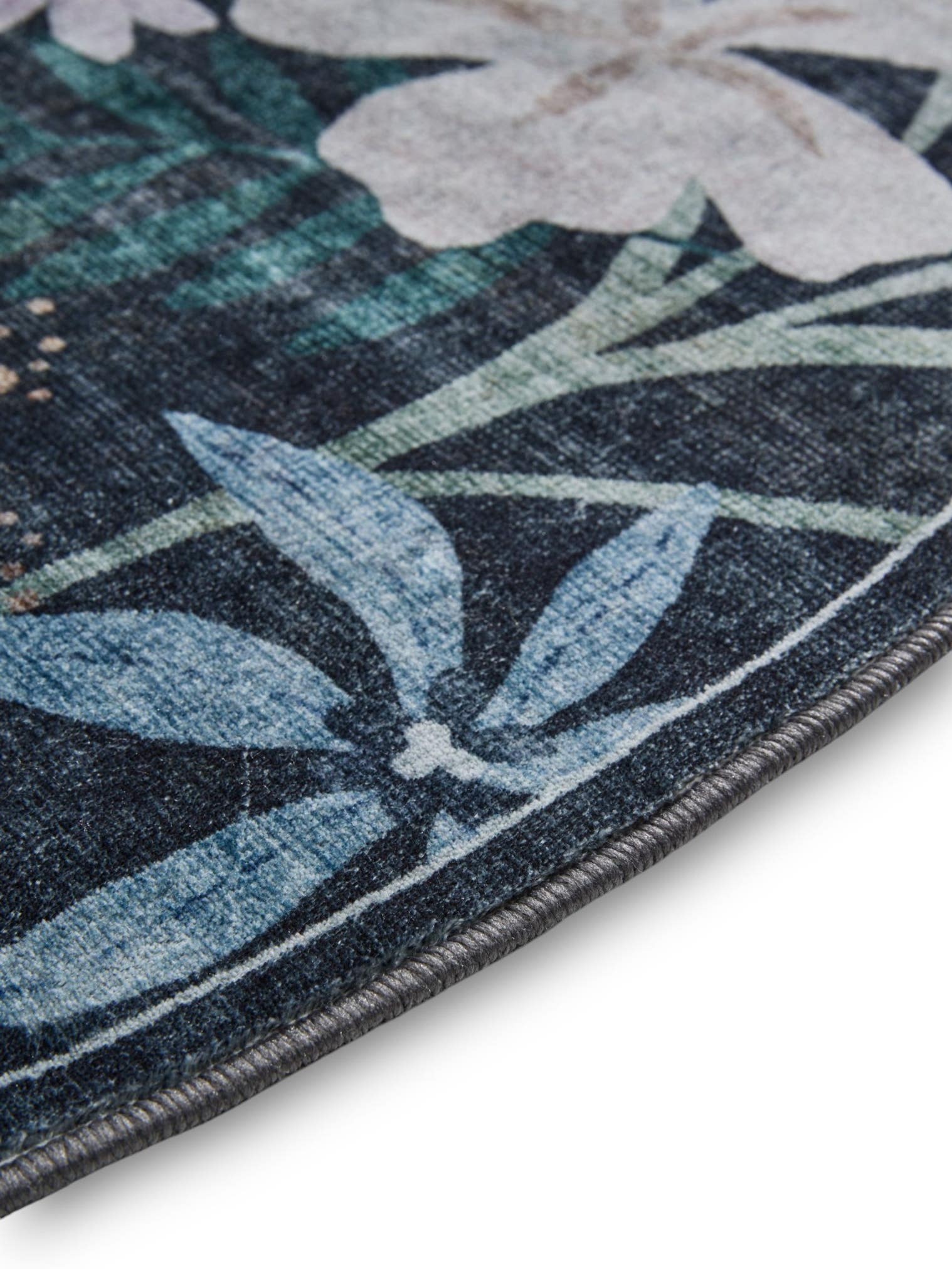 Teppich aus 100% Polyester in Multicolor mit bis 5 mm hohem Flor von benuta Nest