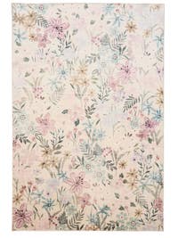 Waschbarer Teppich Milly Multicolor/Weiß