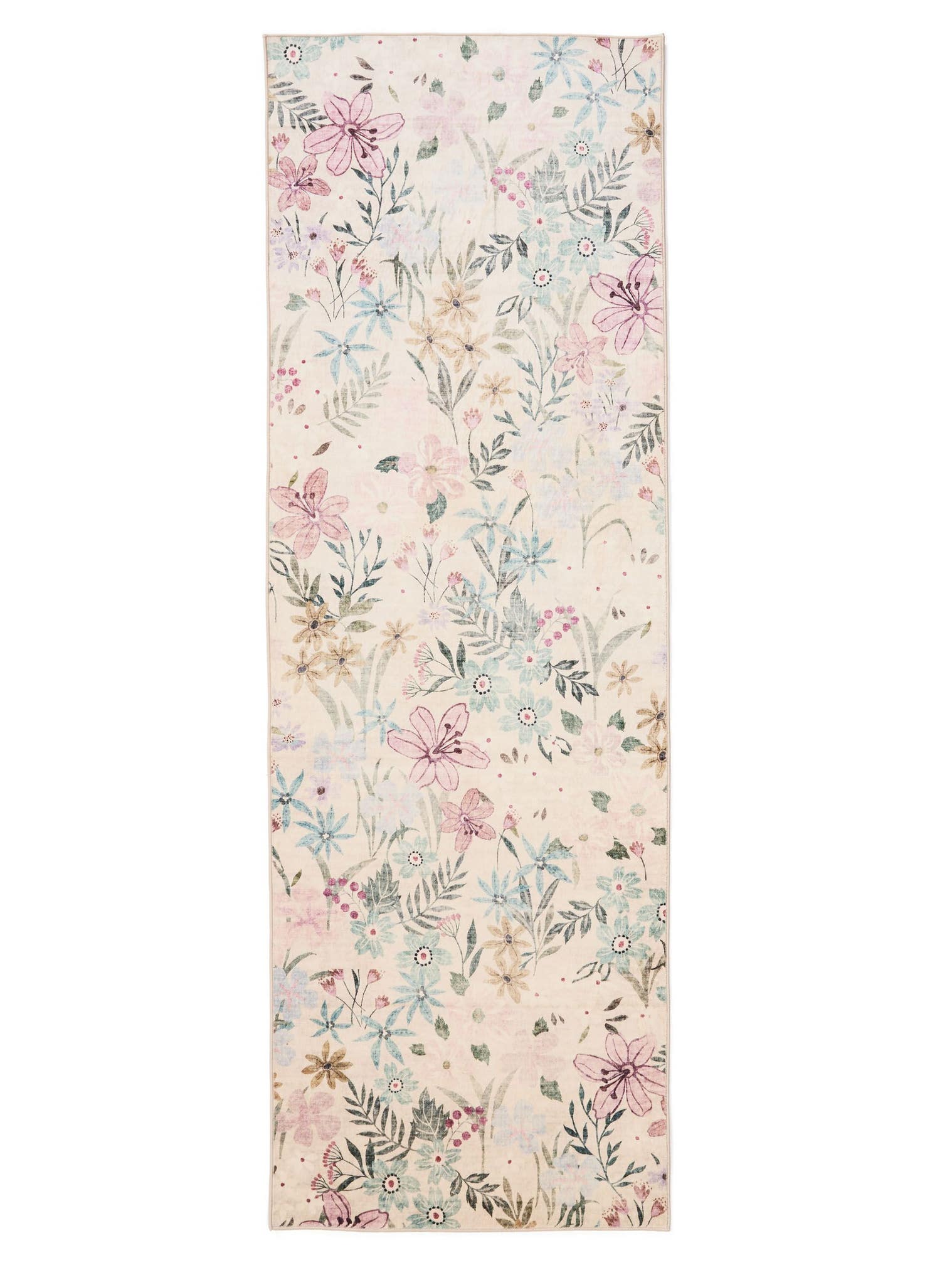 Teppich aus 100% Poliéster in Multicolor mit 1- 5 mm hohem Flor von benuta Nest