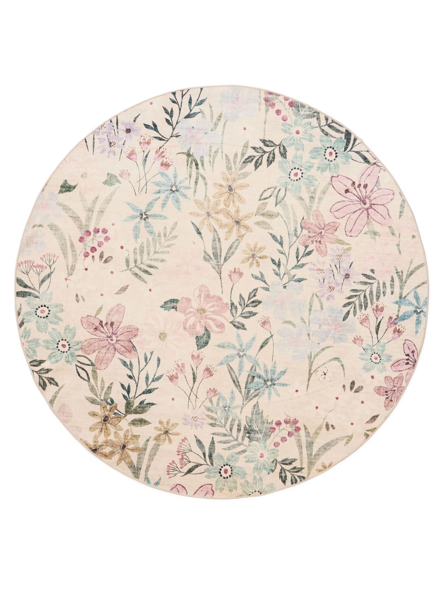 Teppich aus 100% Polyester in Multicolor mit 11 bis 20 mm hohem Flor von benuta Nest