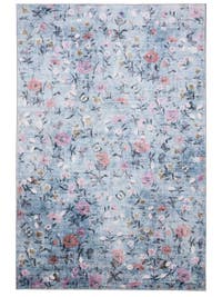 Waschbarer Teppich Milly Multicolor/Blau