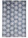 Waschbarer Teppich Milly Anthrazit/Blau
