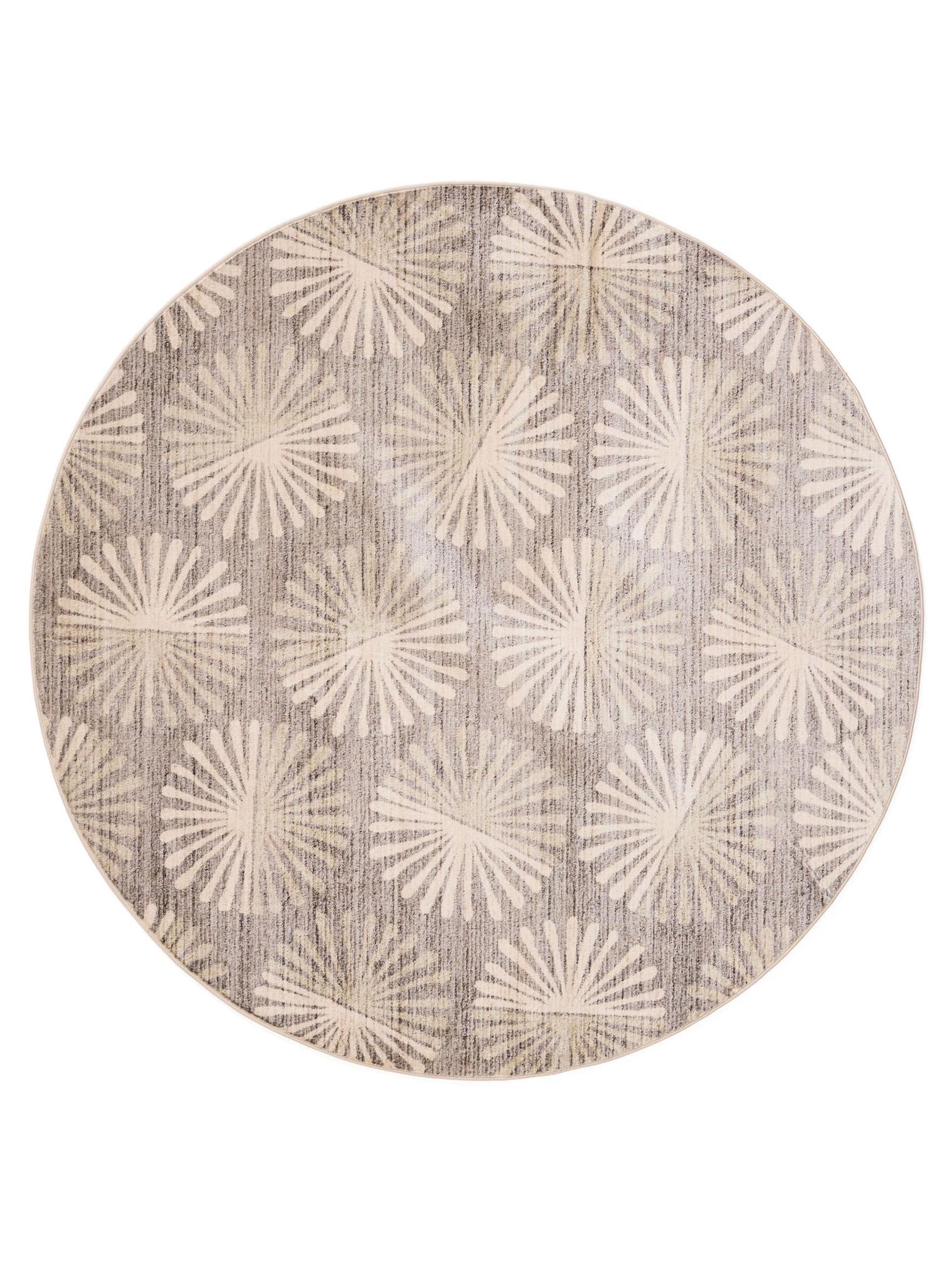 Teppich aus 100% Polyester in Taupe mit bis 5 mm hohem Flor von benuta Nest