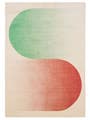 Vloerkleed Wasbaar Luna Beige/Rood
