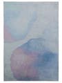 Waschbarer Teppich Luna Grau/Blau