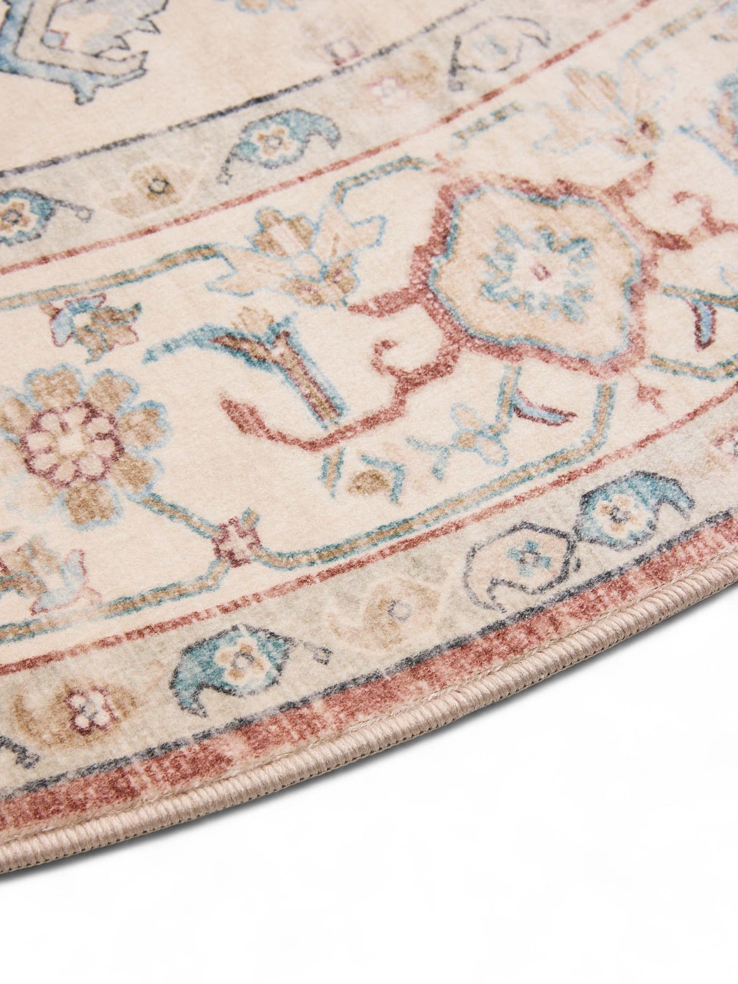 Teppich aus 100% Polyester in Multicolor mit bis 5 mm hohem Flor von benuta Nest