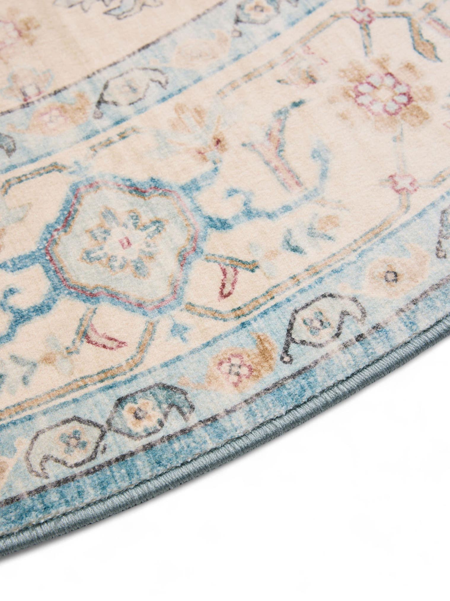 Teppich aus 100% Polyester in Multicolor mit bis 5 mm hohem Flor von benuta Nest