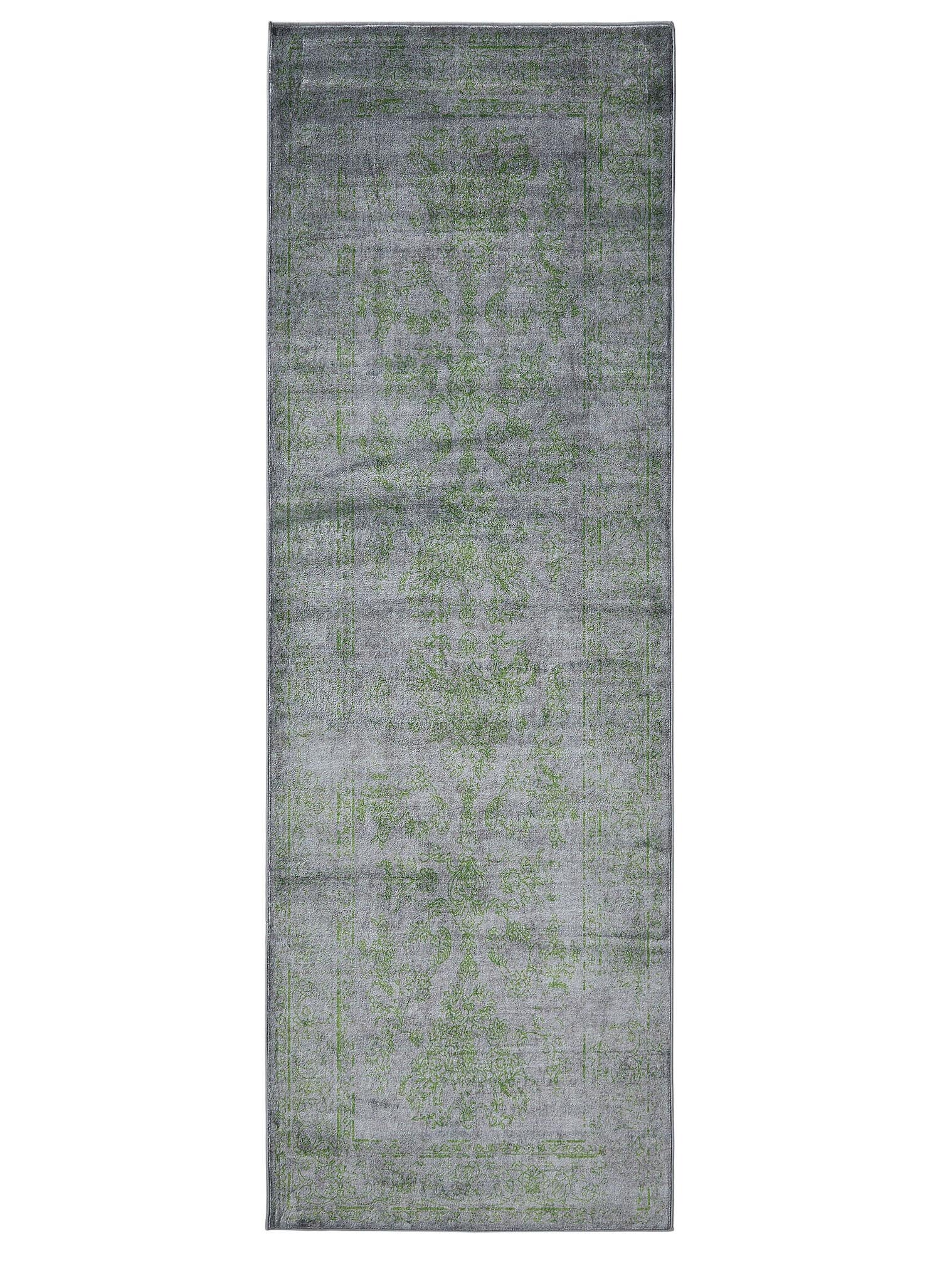 Tapis en 100% Polyester en Gris avec une pile de 1- 5 mm de hauteur de benuta Nest