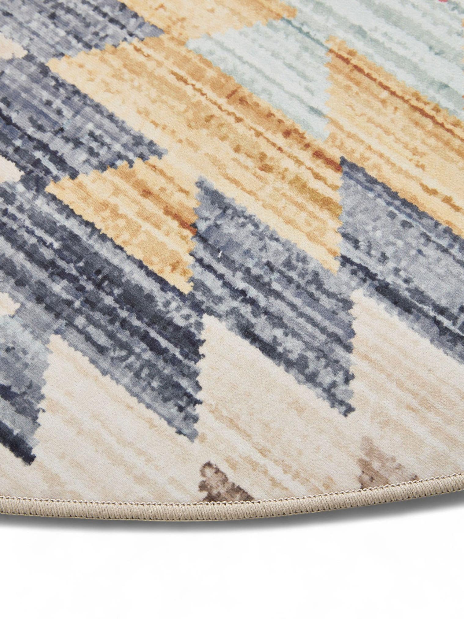 Tapete de 100% poliéster em Multicolorido com pelo de até 5 mm de altura da benuta Basic