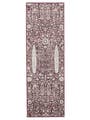 Alfombra de pasillo George Bordeaux