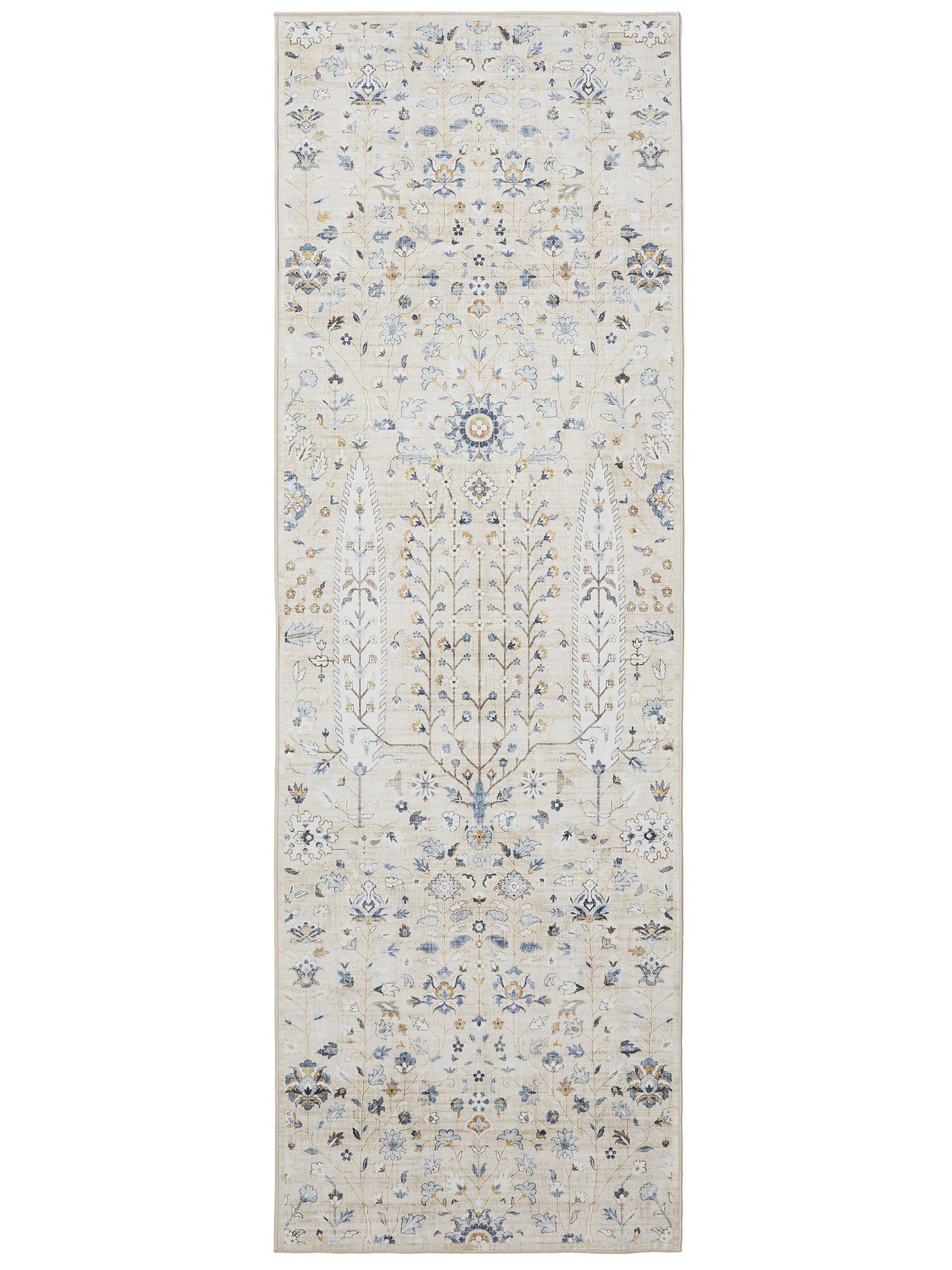 Alfombra de 100% Poliéster en Beige con un pelo de {{Placeholder_Pile Height}} de altura de benuta Basic