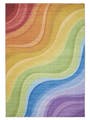 Waschbarer Teppich George Multicolor/Lila