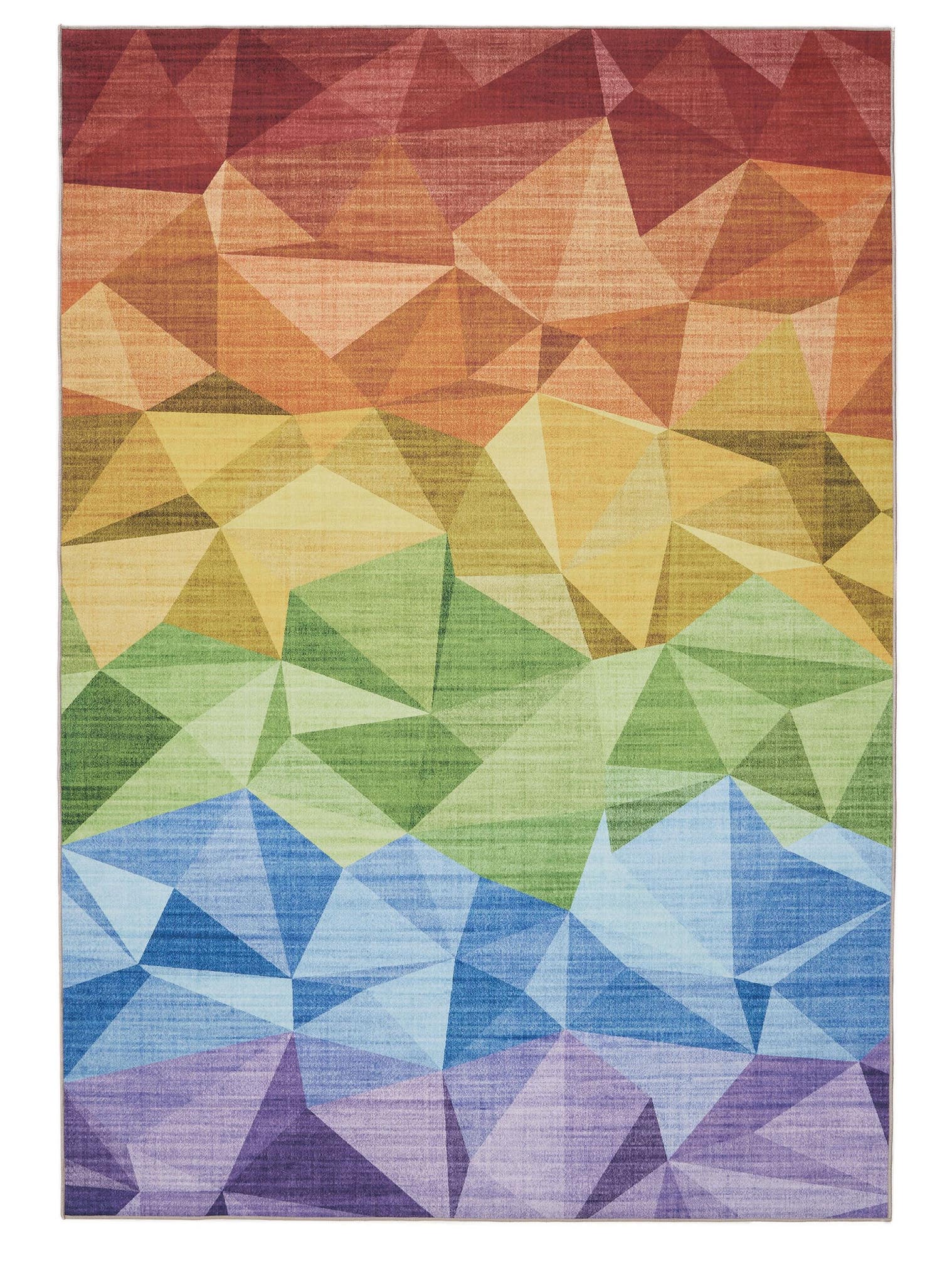 Teppich aus 100% Polyester in Multicolor mit bis 5 mm hohem Flor von benuta Basic