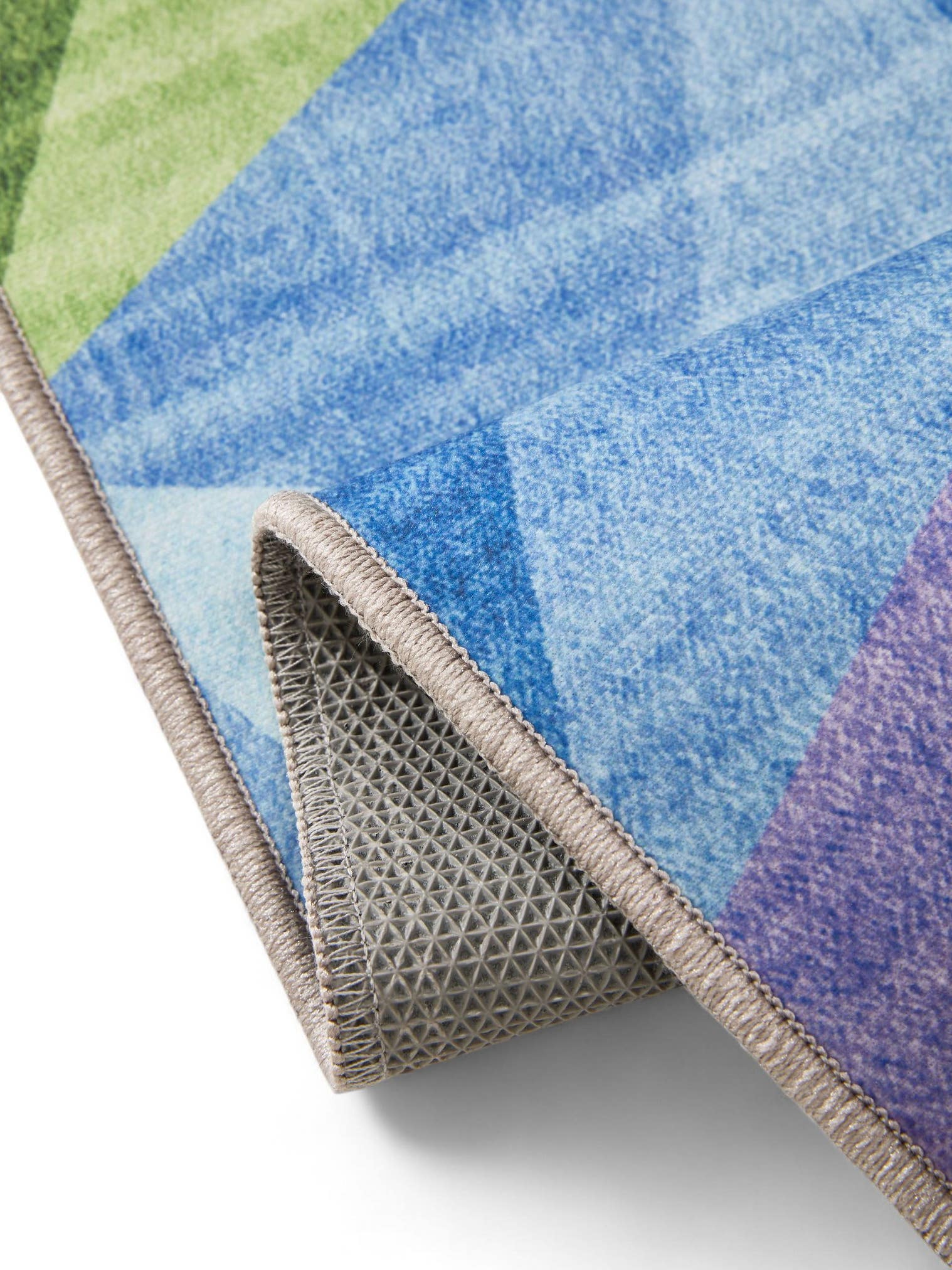 Teppich aus 100% Polyester in Multicolor mit bis 5 mm hohem Flor von benuta Basic