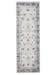 Tapis de couloir George Crème/Gris