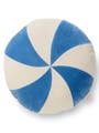Kussen Cecilia Blauw/Wit