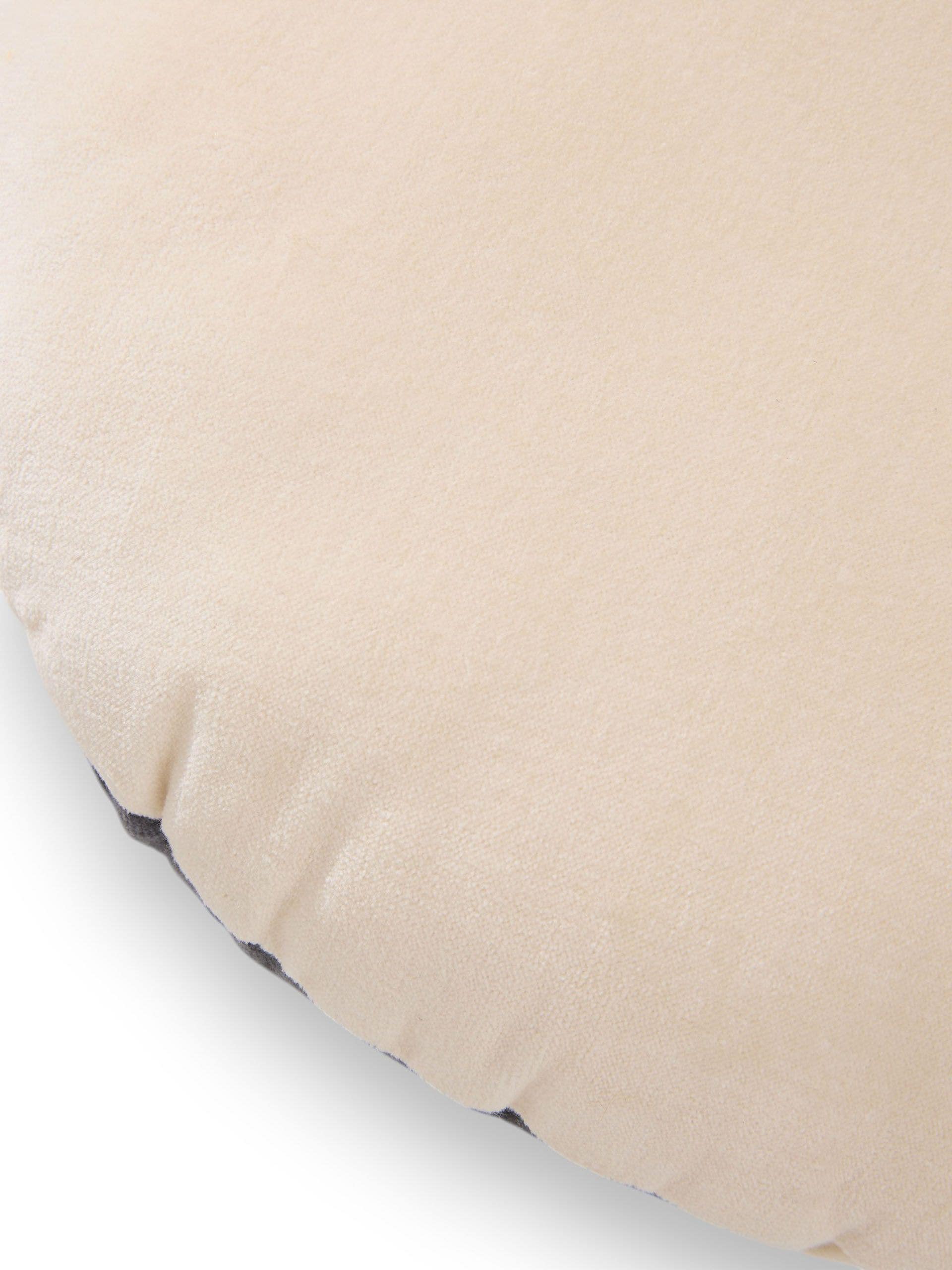 Kussen Cecilia Beige/Zwart in KidsDesign-ontwerp van 100% Katoen door Lytte