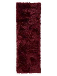 Waschbarer Hochflorteppich Nanuk Bordeaux