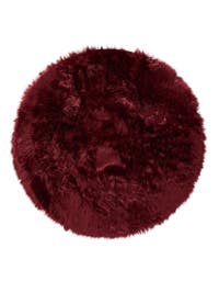 Waschbarer Hochflorteppich Nanuk Bordeaux