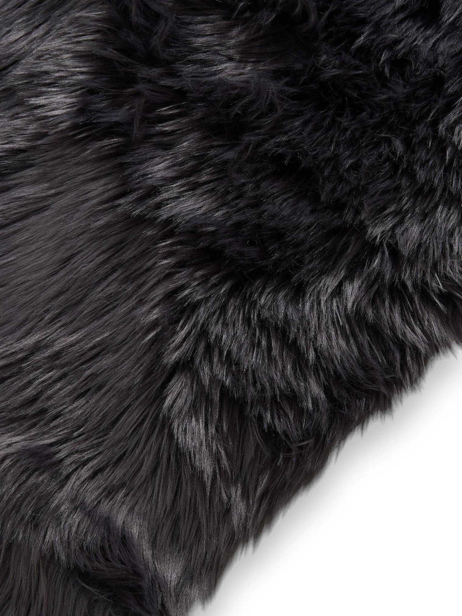 Tappeto di 70% Poliacrilico, 30% Poliestere in Grigio con pelo alto 51 - 60 mm da benuta Pop